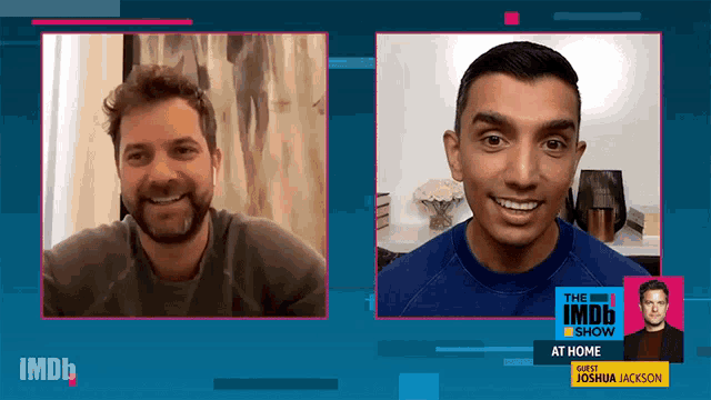 joshua jackson is the guest on the imdb show at home
