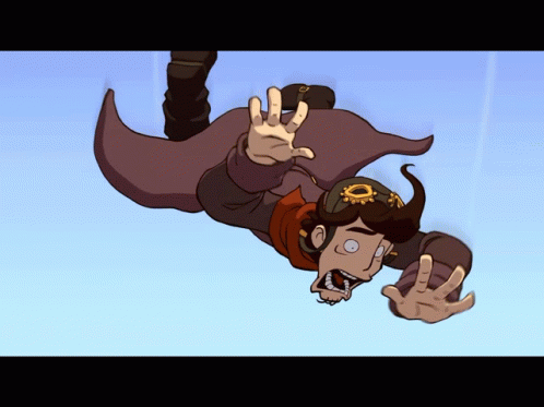 Rufus Deponia GIF - Rufus Deponia Fly GIFs