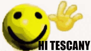 a smiley face with the words hi tuscany written below it