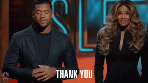 Thank You Russell Wilson GIF - Thank You Russell Wilson Ciara GIFs