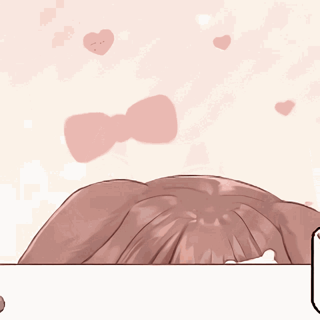 a drawing of a girl with a bone on her head