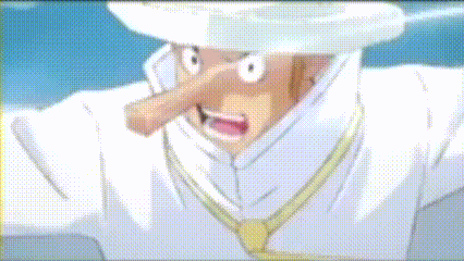 a cartoon character is wearing a white hat and a yellow tie .