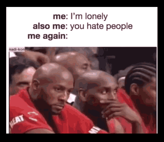 Lonely Hate GIF