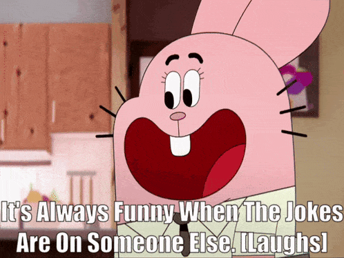 The Amazing World Of Gumball Richard Watterson GIF - The Amazing World Of Gumball Richard Watterson Its Always Funny When The Jokes Are On Someone Else GIFs