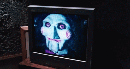 Creepy Scary GIF - Creepy Scary Monitor GIFs
