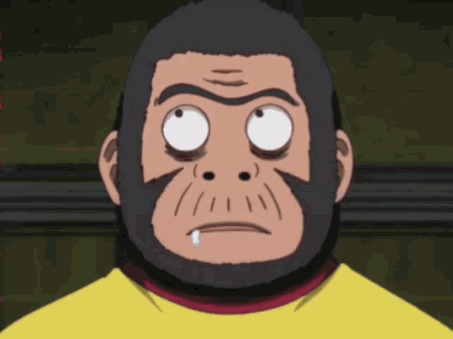 Sorachi Gintama Gorilla GIF - Sorachi Gintama Gorilla Sorachi Drooling GIFs