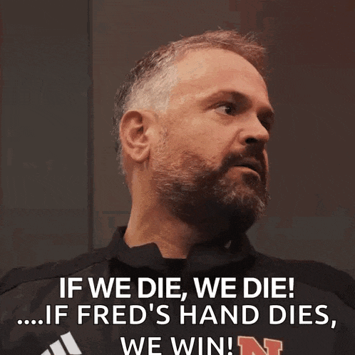 a man with a beard says if we die we die