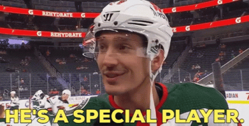 Jared Spurgeon Hes A Special Player GIF - Jared Spurgeon Hes A Special Player Special GIFs