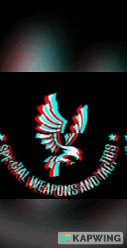 a logo for special weapons and tactics with an eagle on it