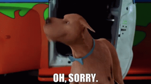 Scooby Doo Oh Sorry GIF - Scooby Doo Oh Sorry Sorry GIFs