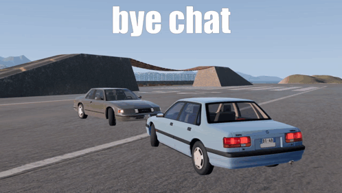 Bye Chat Goodbye Chat GIF - Bye Chat Goodbye Chat Beamng Drive GIFs