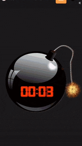 a close up of a fireball with a black hole in the middle .