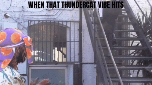 Thundercat When That GIF - Thundercat When That Vibe Hits GIFs