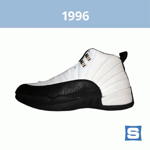 1996: Air Jordan 12 "Taxi" GIF - Sole Collector Sole Collector Gifs Shoes GIFs
