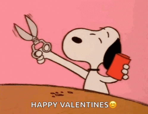 Snoopy Valentines Day GIF - Snoopy Valentines Day Heart GIFs