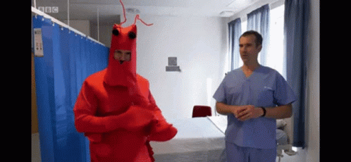 Xand Van Tulleken Dr Lobster GIF - Xand Van Tulleken Dr Lobster Chris Van Tulleken GIFs