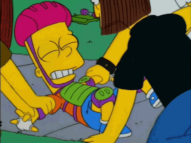 Bart Simpson Padding GIF - Bart Simpson Padding Safety GIFs