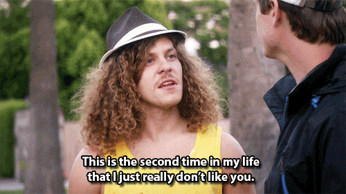 What I Love About Blake Is That He’s Just So Sweet. He Could Never Really Hate A Person. GIF - Workaholics Blake Anderson Blakehenderson GIFs