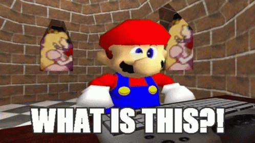 Smg4 What Is This GIF - Smg4 What Is This Supermarioglitchy4 GIFs