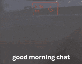 a screenshot of a good morning chat on a phone screen