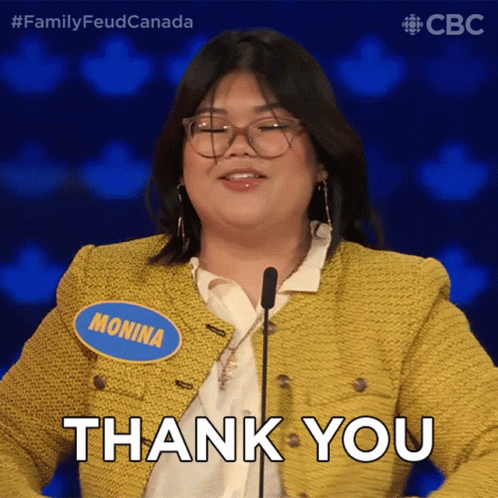 Thank You Family Feud Canada GIF - Thank You Family Feud Canada Ty GIFs