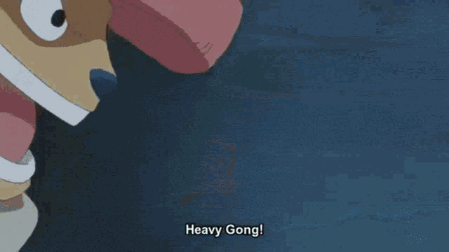 a cartoon character is wearing a hat that says mar on it