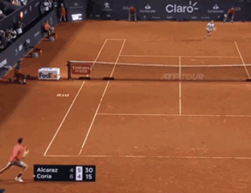 Federico Coria Tennis GIF - Federico Coria Tennis Let Cord GIFs