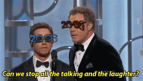 Cut The Chatter GIF - Mark Wahlberg Will Ferrell Can We Stop All The Talking And The Laughter GIFs