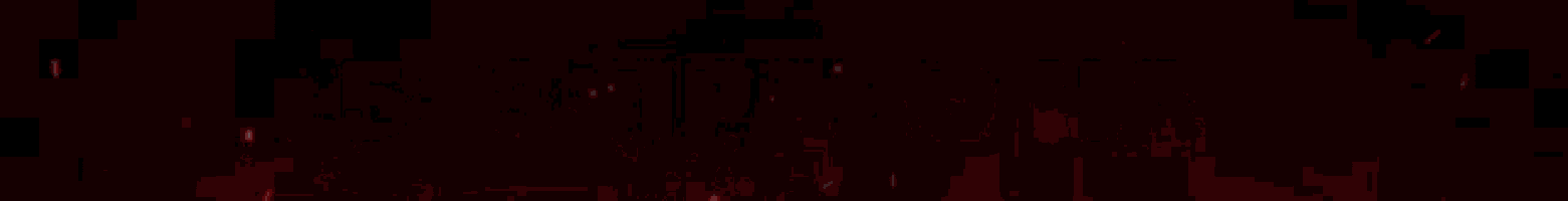 a red light is shining on a black background