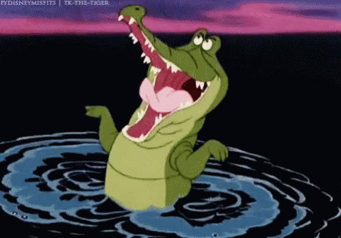 Peter Pan Crocodile GIF - Peter Pan Crocodile Excited GIFs