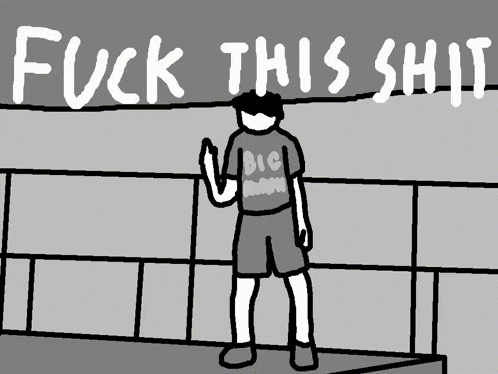 a black and white drawing of a man wearing a big shirt