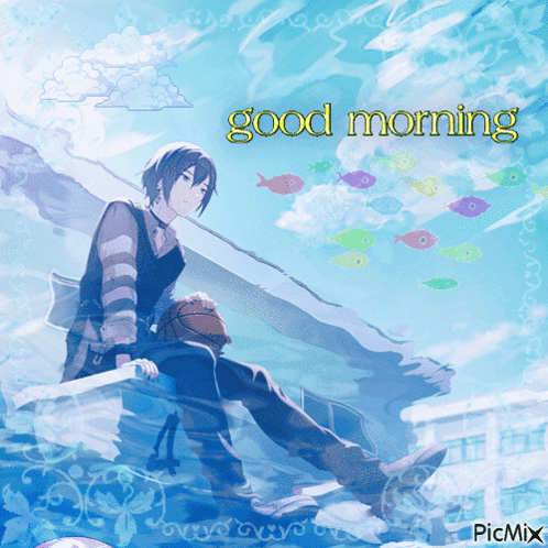 Good Morning Kaito GIF - Good Morning Kaito Project Sekai GIFs