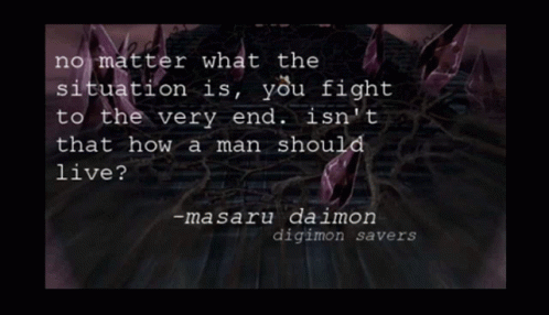 Masru Daimon Digimon Savers GIF - Masru Daimon Digimon Savers Quote GIFs