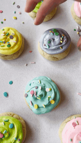 Mini Sugar Cookies Cookies GIF - Mini Sugar Cookies Cookies Dessert GIFs