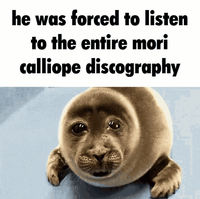 Mori Calliope He Was Forced To GIF - Mori Calliope He Was Forced To He Was Forced To Eat Cement GIFs