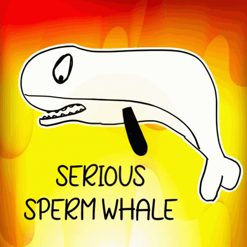 Serious Sperm Whale Veefriends GIF
