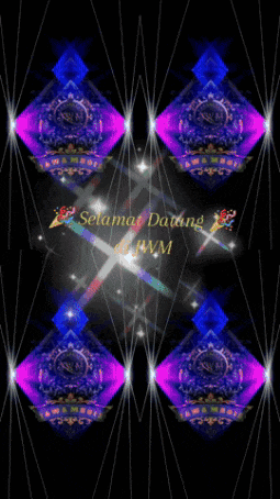 a blue background with the words selamat datang