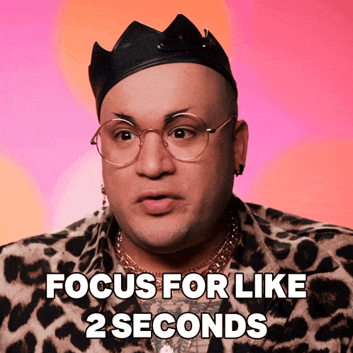 Focus For Like 2 Seconds Megami GIF - Focus For Like 2 Seconds Megami Rupaul’s Drag Race GIFs