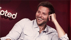Man I Would Marry : 29/50 Bradley Cooper (X)  Credit To: X GIF - Bradley Cooper Hangover Silver Linings Playbook GIFs