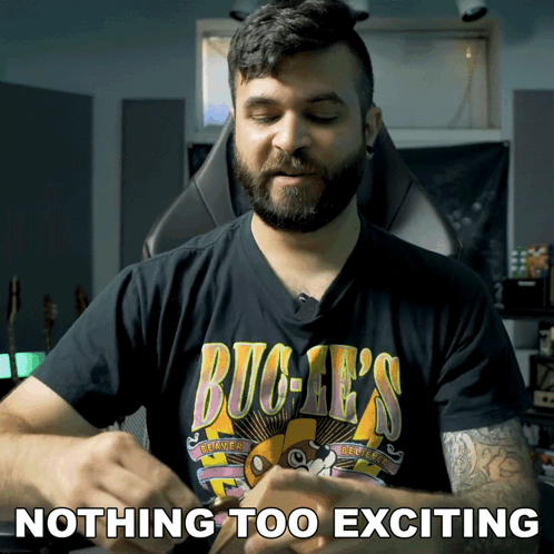 Nothing Too Exciting Andrew Baena GIF - Nothing Too Exciting Andrew Baena Same Old Same Old GIFs
