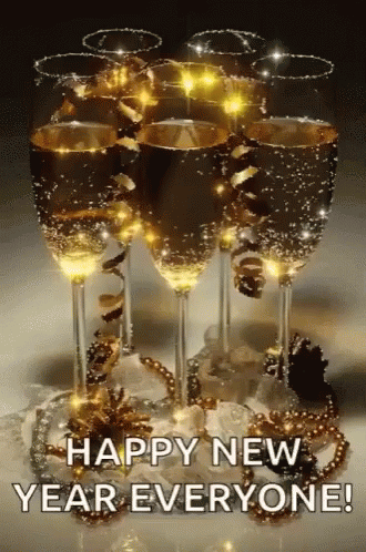 Happy New Year Champagne GIF - Happy New Year Champagne Sparkle GIFs