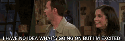 Excited  GIF - Chandler Excited No Idea GIFs