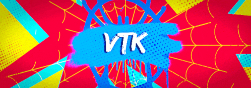 a spider web with the word vtk in the middle