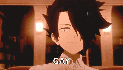 a close up of a person 's face with the word gay written on it