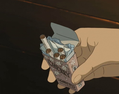 Anime Cigar GIF - Anime Cigar Smoke GIFs