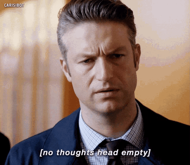Sonny Carisi Carisibot GIF - Sonny Carisi Carisibot No Thoughts GIFs