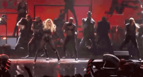 Lady Gaga Dancing GIF - Lady Gaga Dancing Live Performance GIFs