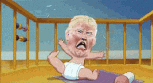 Trump Baby Baby Crying GIF - Trump Baby Baby Crying Boy GIFs