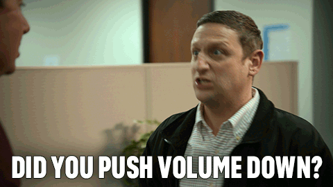 Did You Push Volume Down I Think You Should Leave With Tim Robinson GIF - Did You Push Volume Down I Think You Should Leave With Tim Robinson Put The Volume Low GIFs