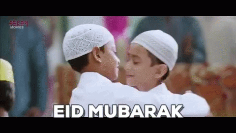 Eid Mubarak Festival GIF - Eid Mubarak Festival Hug GIFs